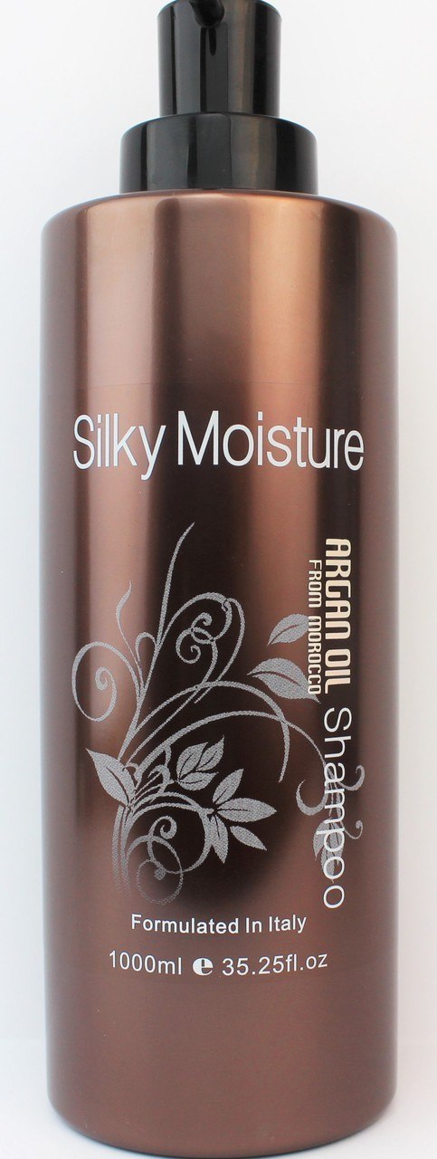 Silky Moisture Argan Oil Shampoo Sulfate & Gluten Free 35.25 oz.
