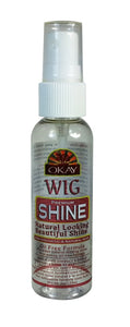 OKAY Premium WIG SHINE for Synthetic & Natural Hair "Oil Free" 2oz / 59ml