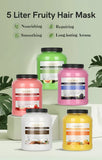 Nuspa .  5L Fruity Hair Mask .Natural Fruit Extract Formula, 5 Liter Volume for Family & Hair Salons