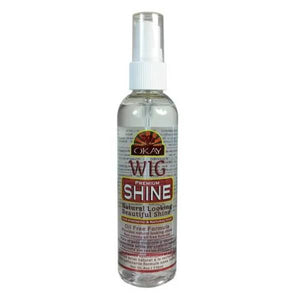 Okay Premium Wig Shine For Synthetic & Natural Hair "Oil Free" 40z