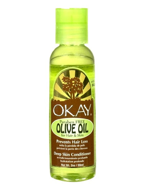 Okay Olive Oil for Hair & Skin, 2 oz