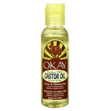 Okay Castor Oil For Skin Body And Hair .2.OZ,59ML,