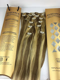 Elegance Hair Extensions. 8. Pcs Clip-in. 22 .Inches.blond with highlights 