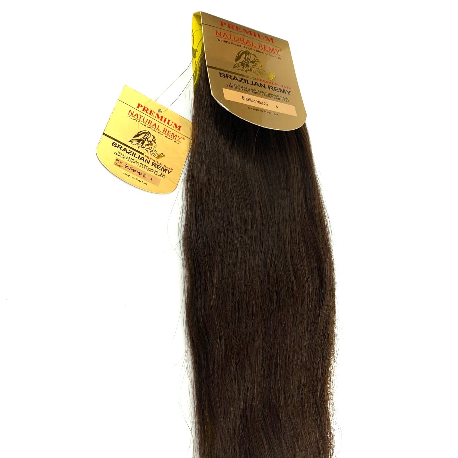 WEFT NATURAL REMY HAIR EXTENSION 100% BRAZILIAN REMY HUMAN /20 (STRAIGHT)