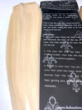 HALO NATION. HAIR EXTENSIONS % 100 REMY HUMAN HAIR. 20-INCH.#613.