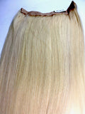 HALO NATION. HAIR EXTENSIONS % 100 REMY HUMAN HAIR. 16-INCH.#F613.