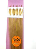 EVE 100% HUMAN HAIR .U .TYPE EXTENSIONS AND HI-LITES. COLOR GREEN.STYLE STK-22INCH.
