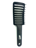 Sma'z New Pro Plastic Hair Brush curved Vented Comb For Salon Home Use