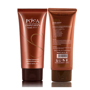 Posa Creamy Leave-in Keratin P.P.T + The Best Treatment For Colored & Permed Hair 150 ml