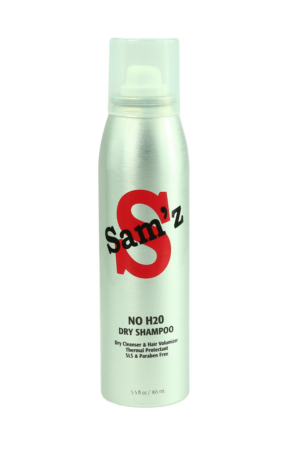 Sam'Z .NO H20 DRY SHAMPOO 5.5 FL OZ/ 165ML MADE IN U.S.A.