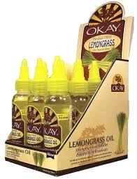 OKAY LemonGrass Blended Oil for Hair & Skin- Helps Nourish And Strengthen Hair Follicles- Helps Prevent Acne Breakouts & Blemishes - No Parabens- For All Hair & Skin Types And Textures - Made in USA 2oz / 59ml OKAY
