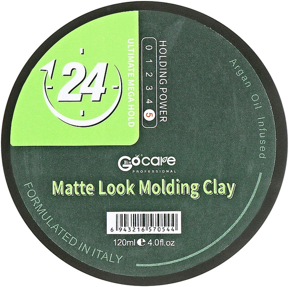 GOCARE matte look hair clay 120ml .Formulated in Italy