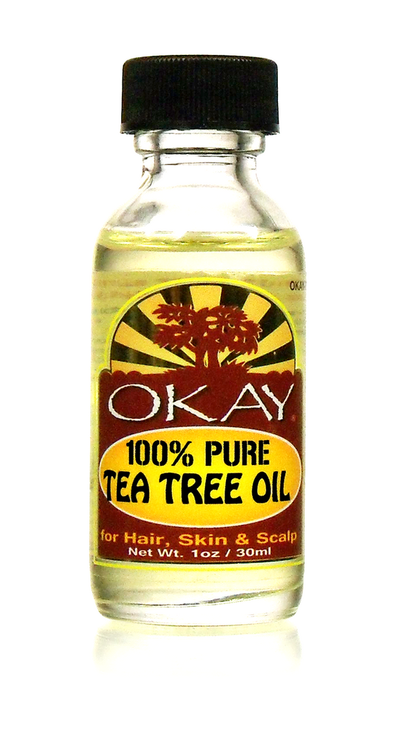 Okay Hair&Skin Oil 100% Pure Tea Tree Oil 1.OZ .30 ML