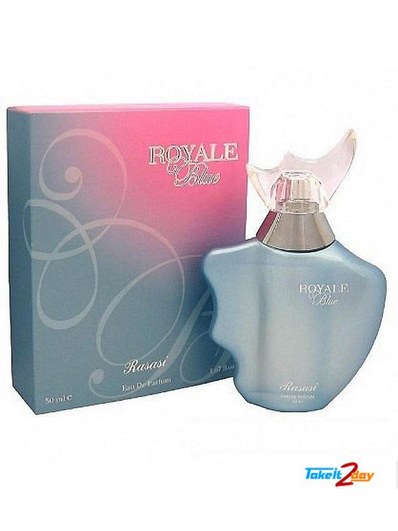 RASASI ROYAL BLUE PERFUME FOR WOMEN 50 ML EDP – Elegance Hair Care