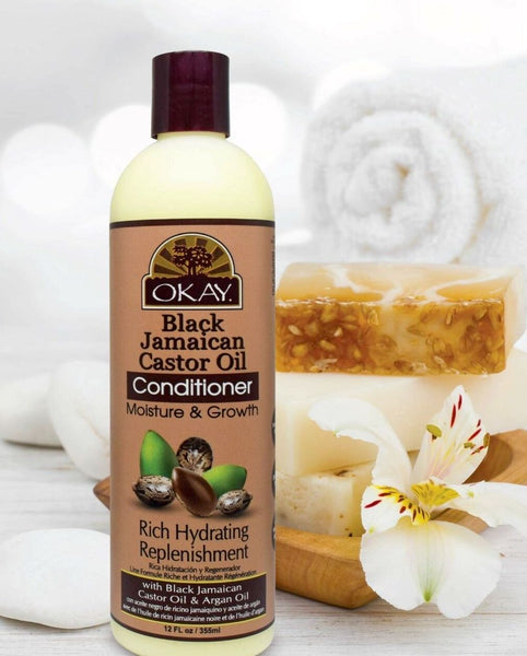 Okay Leave-in Conditioner Mit Jamaika-Rizinusöl – 237 Ml, Für Feuchtigkeit & Glanz, Alle Haartypen