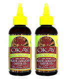 Okay 100% Pure Black Jamaican Castor Oil Lemongrass 4oz